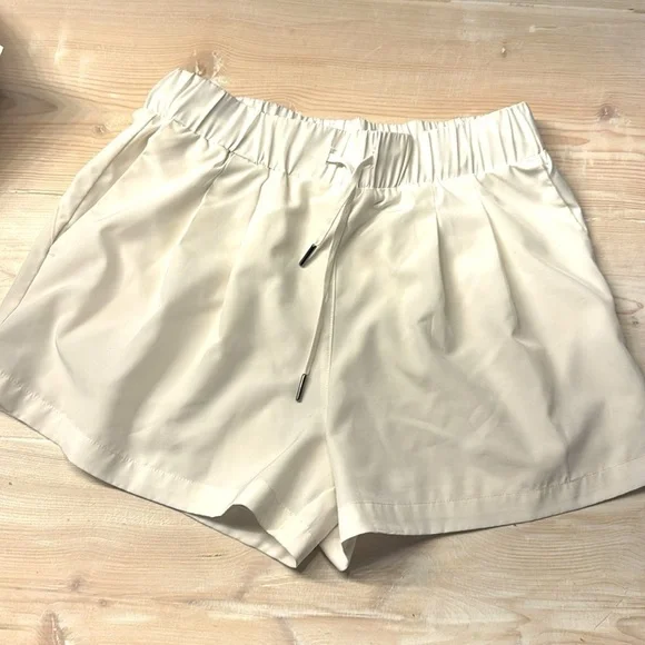 White Women's Shorts - Picture 2 of 7